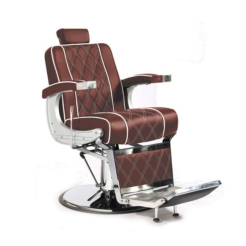 Sillón barbero VIGOR Marrón