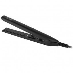 Mini plancha de pelo color negro