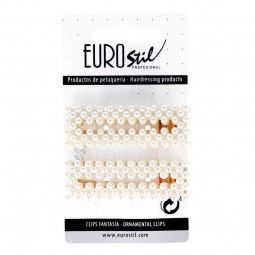 Clips para pelo con perlas pack